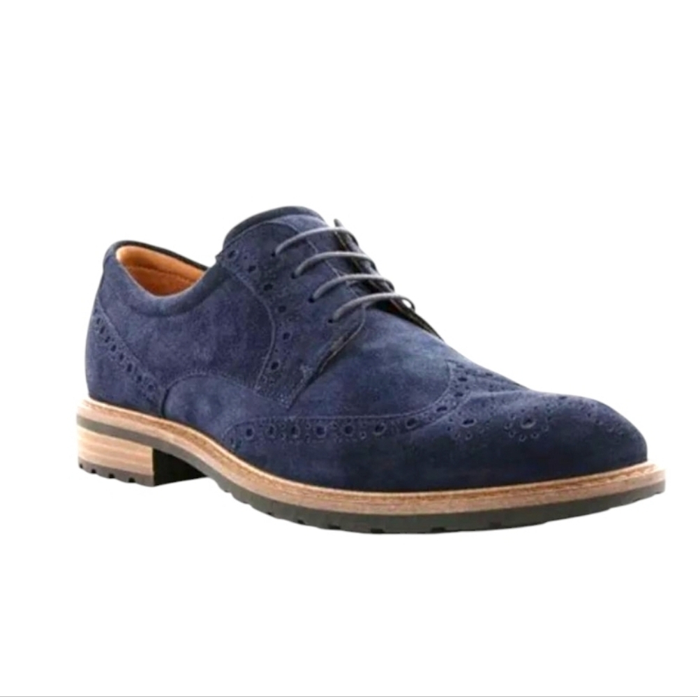 ECCO Men's Navy Dress Shoes